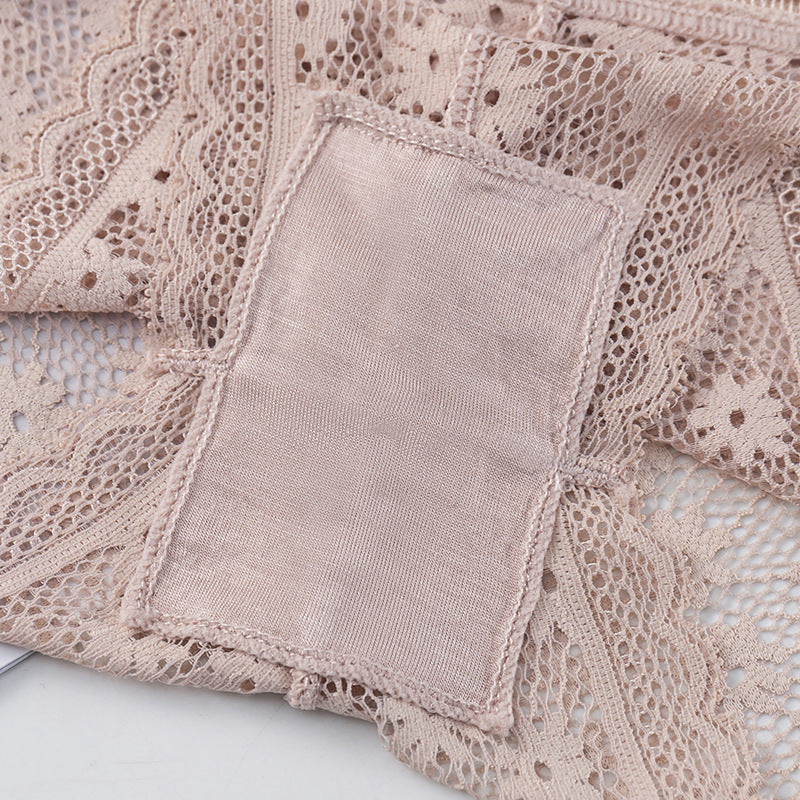 Sexy Lace Panties For Women Underwear Fashion Lingerie Breathable Hollow Out Underpants Female Low-Rise Daisy Briefs