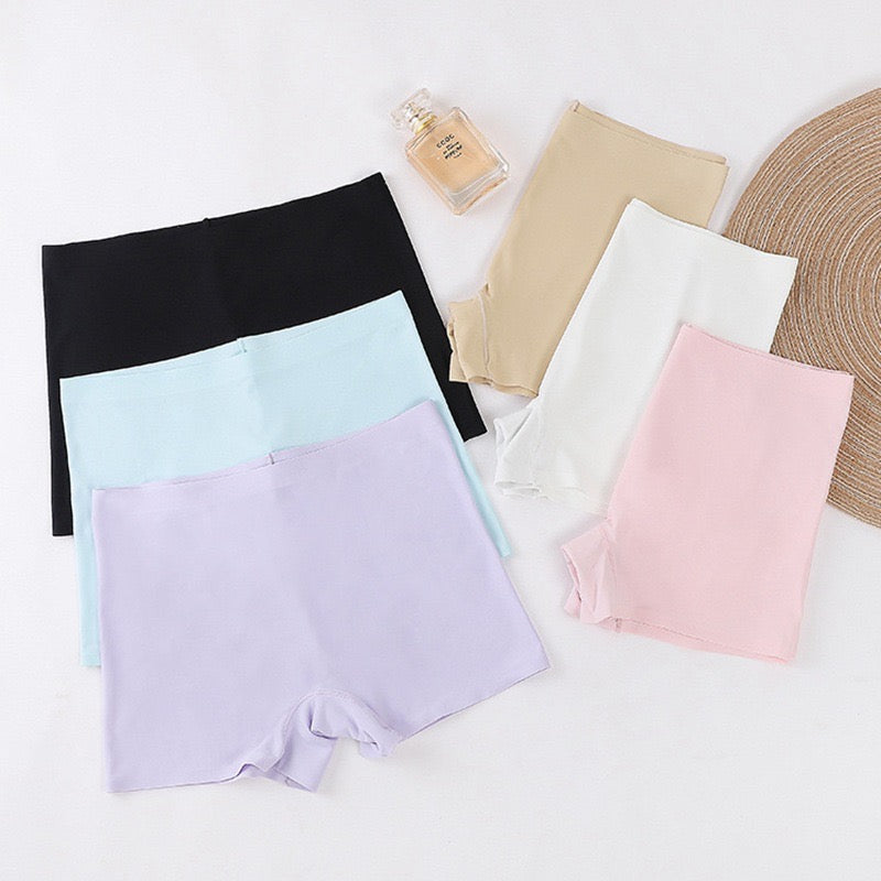 Panties for Women Ice Silk Underpants Soft Female Underwear Cozy Shorts Under The Skirt Large Size Boxer Women Thin