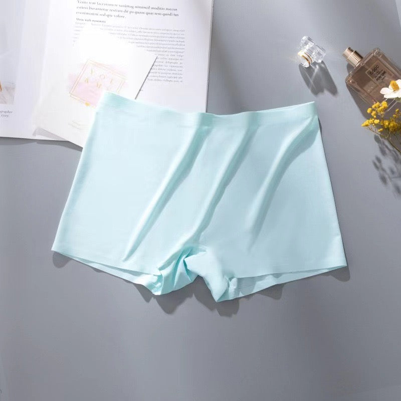 Panties for Women Ice Silk Underpants Soft Female Underwear Cozy Shorts Under The Skirt Large Size Boxer Women Thin