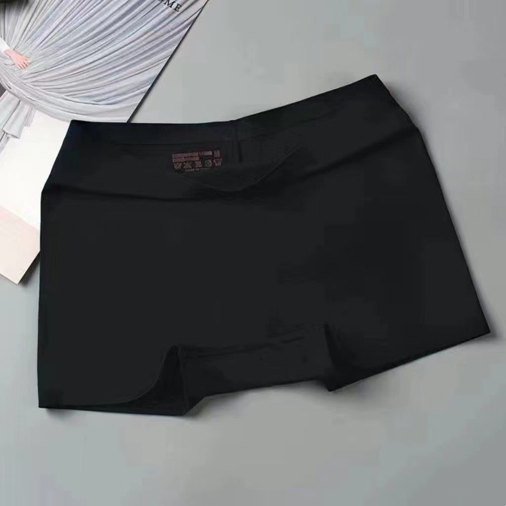 Panties for Women Ice Silk Underpants Soft Female Underwear Cozy Shorts Under The Skirt Large Size Boxer Women Thin