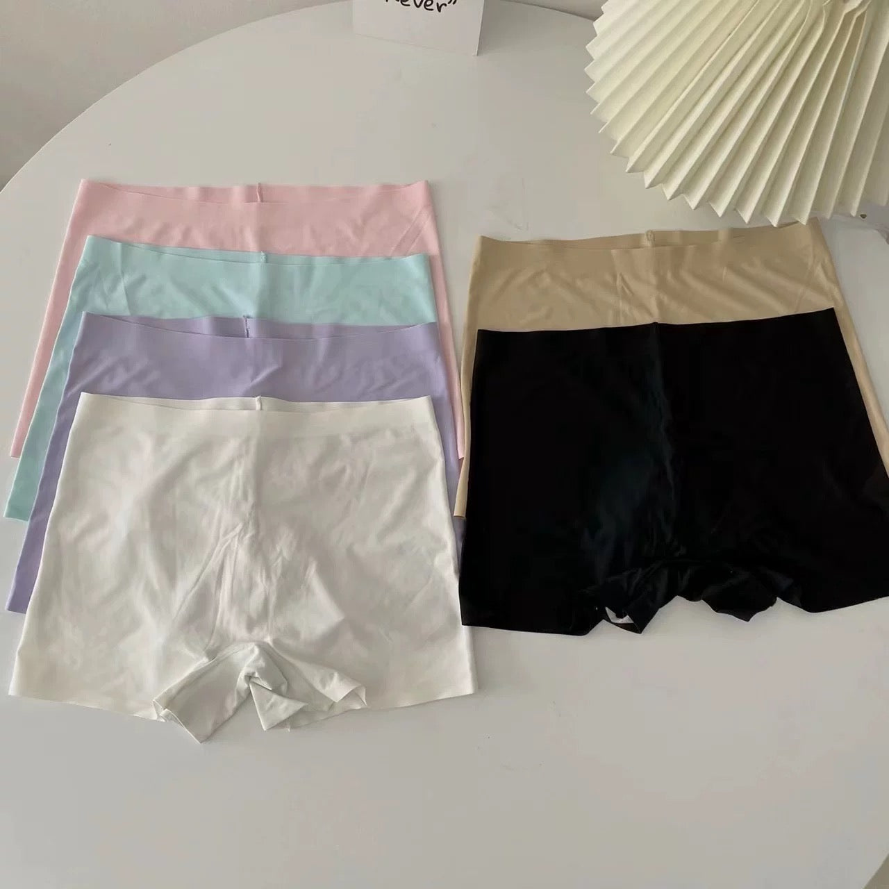Panties for Women Ice Silk Underpants Soft Female Underwear Cozy Shorts Under The Skirt Large Size Boxer Women Thin