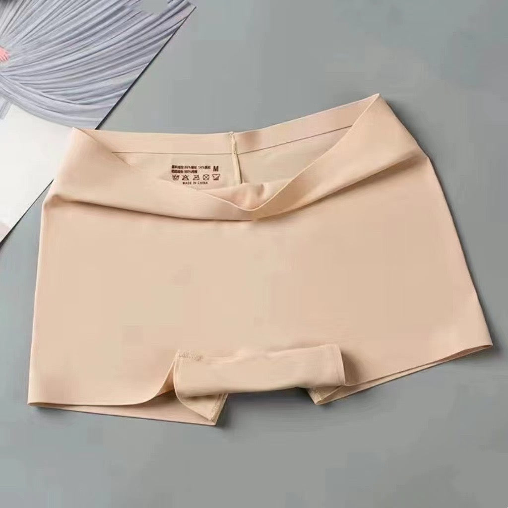 Panties for Women Ice Silk Underpants Soft Female Underwear Cozy Shorts Under The Skirt Large Size Boxer Women Thin