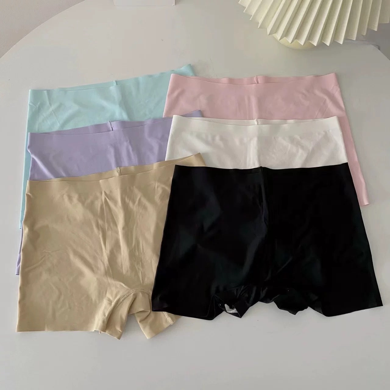 Panties for Women Ice Silk Underpants Soft Female Underwear Cozy Shorts Under The Skirt Large Size Boxer Women Thin