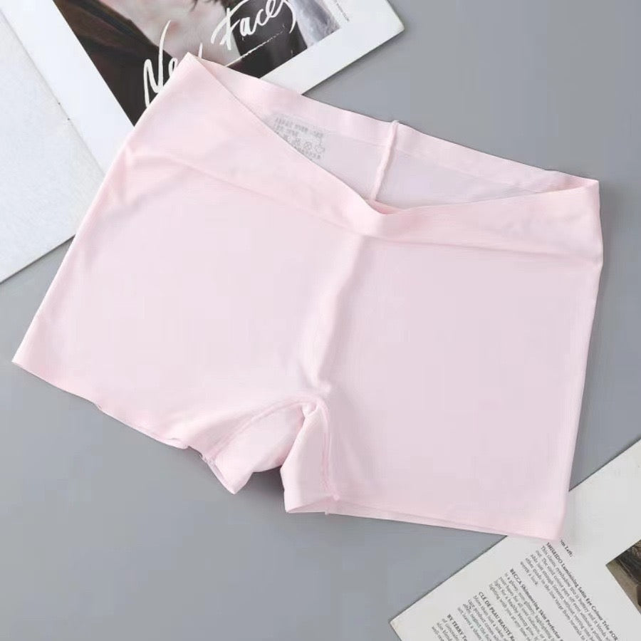 Panties for Women Ice Silk Underpants Soft Female Underwear Cozy Shorts Under The Skirt Large Size Boxer Women Thin