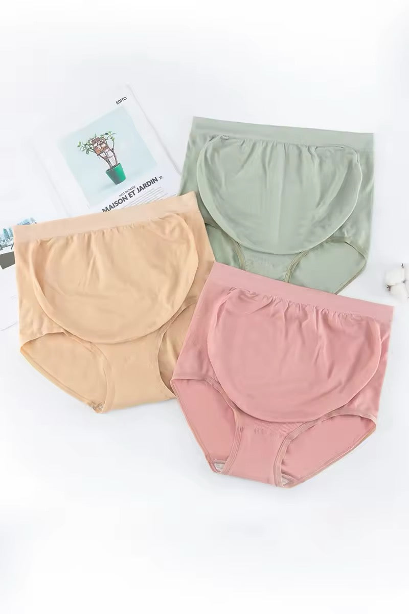 Cotton Maternity Clothings High Waist Pregnant Intimates Belly Support Briefs for Pregnant Women Comfortable Solid Color Panties