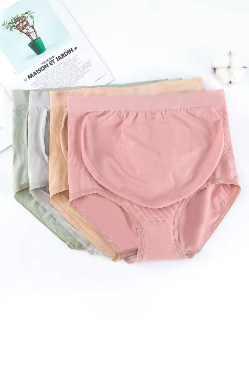 Cotton Maternity Clothings High Waist Pregnant Intimates Belly Support Briefs for Pregnant Women Comfortable Solid Color Panties