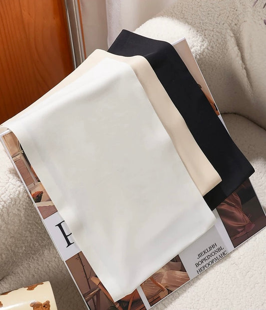 Summer Women Modal Bandeau Top Solid Breathable Strapless Bra Bandeau Soft Seamless Women Casual Tank Crop Tops