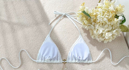 Women Sexy Lingerie Bikini Halter Neck Bra Swimwear Summer Beachwear Top