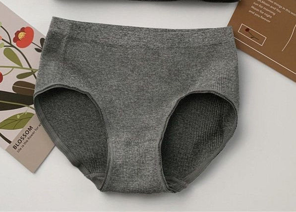 Cotton Women's Panties Fashion Striped Breathable Underwear Female Simple Comfortable Briefs Sports Intimate Lingerie