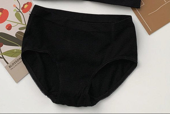 Cotton Women's Panties Fashion Striped Breathable Underwear Female Simple Comfortable Briefs Sports Intimate Lingerie