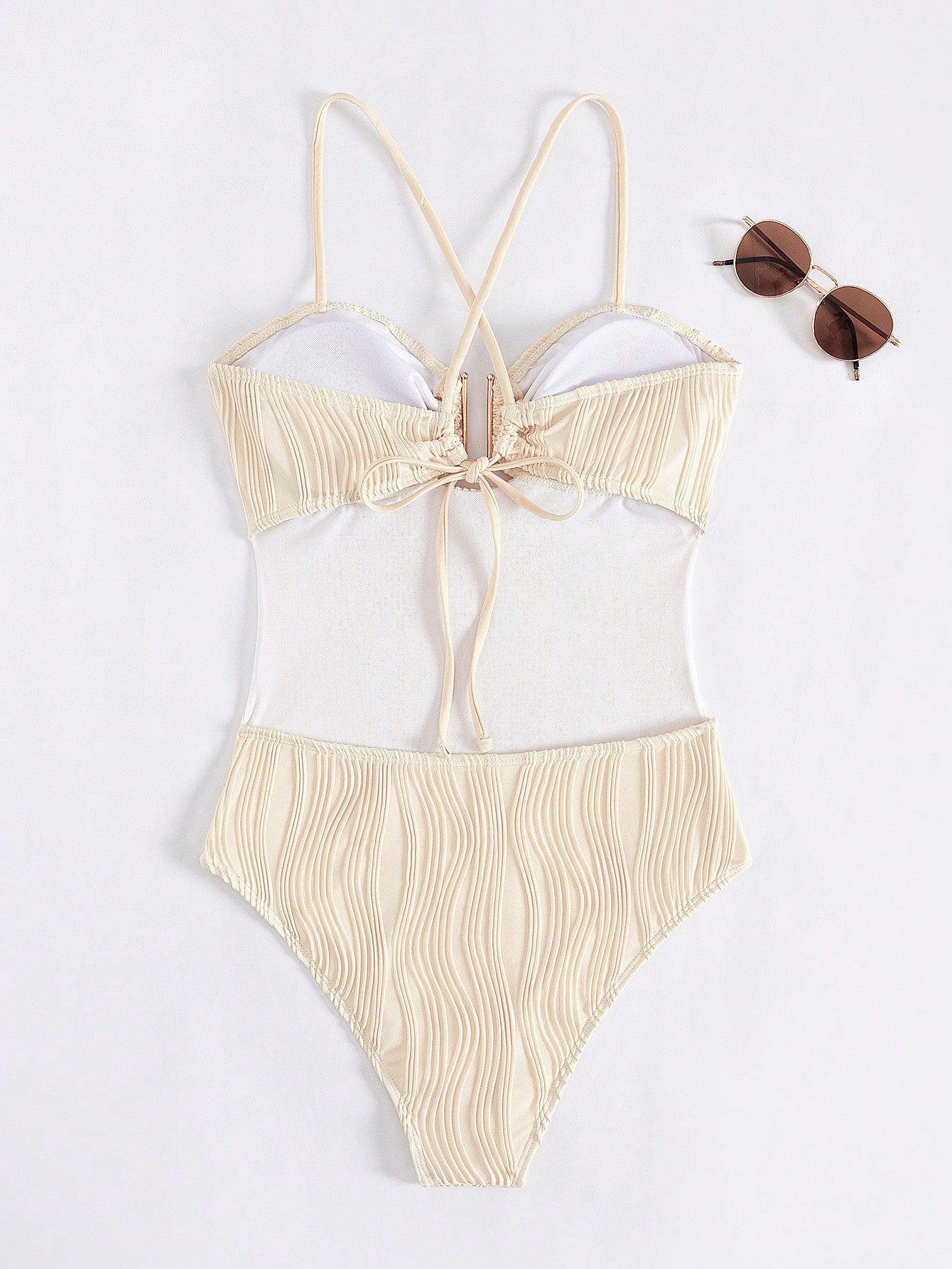 New Sexy Cut Out Women Swimwear One Piece Swimsuit Female High Leg Cut Bather Bathing Suit Swim