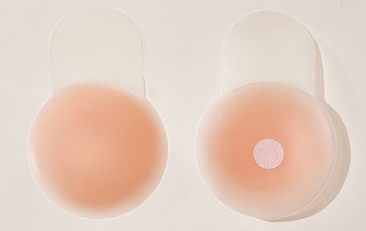 Women's Sticky Nipple Cover Circle Tone Reusable Adhesive Invisible Silicone Pushup Bras
