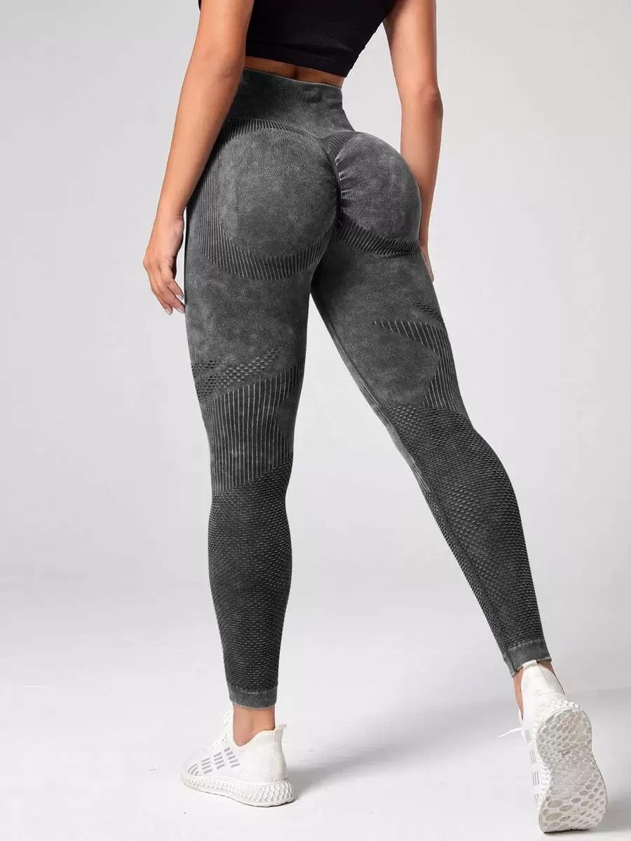 Women Seamless High Waist Push Up Fitness Leggings – Scrunch Butt Yoga Pants for Gym & Workout