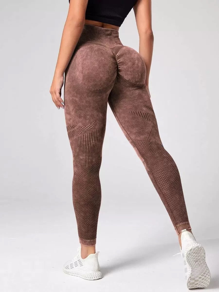 Women Seamless High Waist Push Up Fitness Leggings – Scrunch Butt Yoga Pants for Gym & Workout