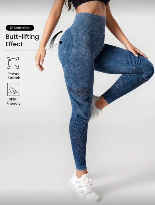 Women Seamless High Waist Push Up Fitness Leggings – Scrunch Butt Yoga Pants for Gym & Workout