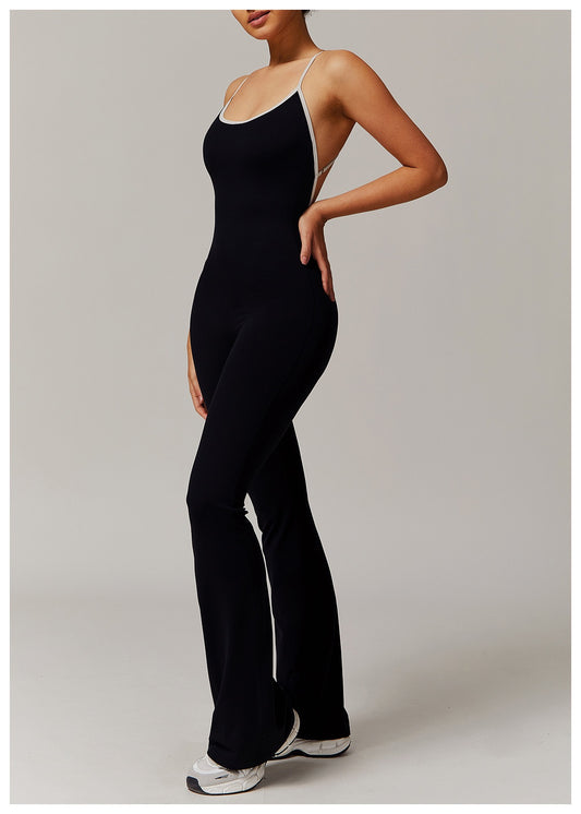 Sports Jumpsuits Women's Tracksuit One-Piece Fitness Suit Gym Sets Long Sleeves Exercise Bodysuit Woman