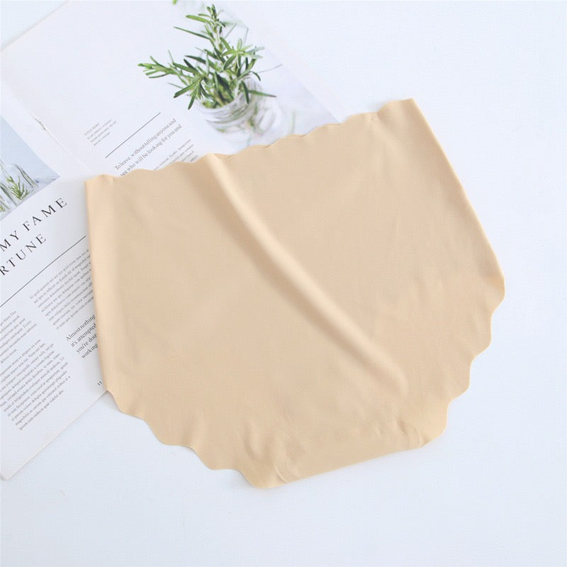 Invisible Women Seamless Panties Female Underpants Ultra-thin Briefs Comfort Underwear High Rise Panties Solid Comfy Lingerie