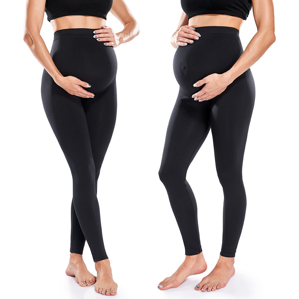 Maternity Comfort & Fashionable Maternity Leggings - Support and Comfort Throughout Pregnancy High Waist Maternity Pants