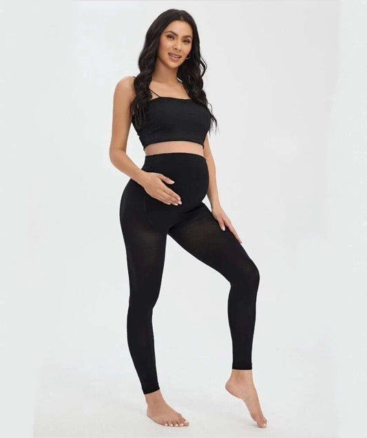Maternity Comfort & Fashionable Maternity Leggings - Support and Comfort Throughout Pregnancy High Waist Maternity Pants