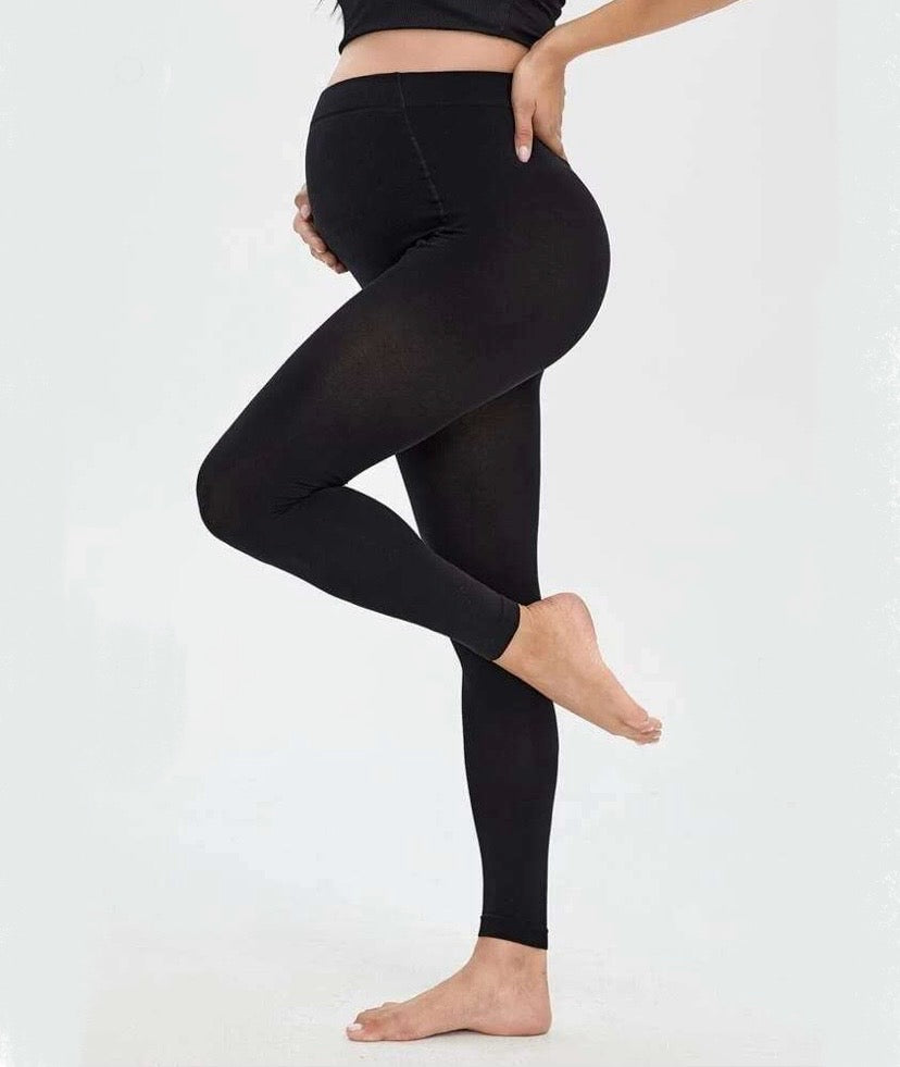 Maternity Comfort & Fashionable Maternity Leggings - Support and Comfort Throughout Pregnancy High Waist Maternity Pants