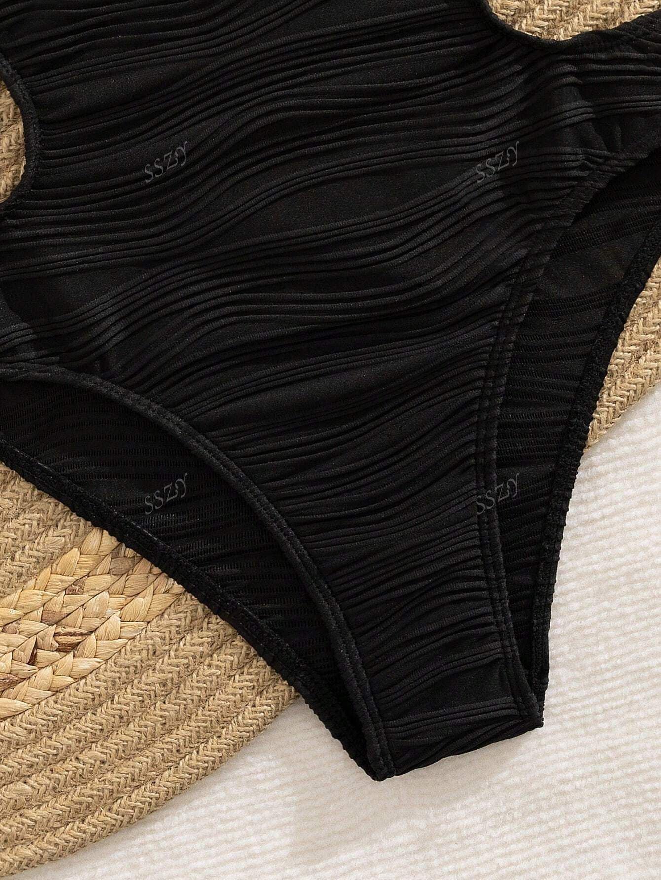New Sexy Cut Out Women Swimwear One Piece Swimsuit Female High Leg Cut Bather Bathing Suit Swim