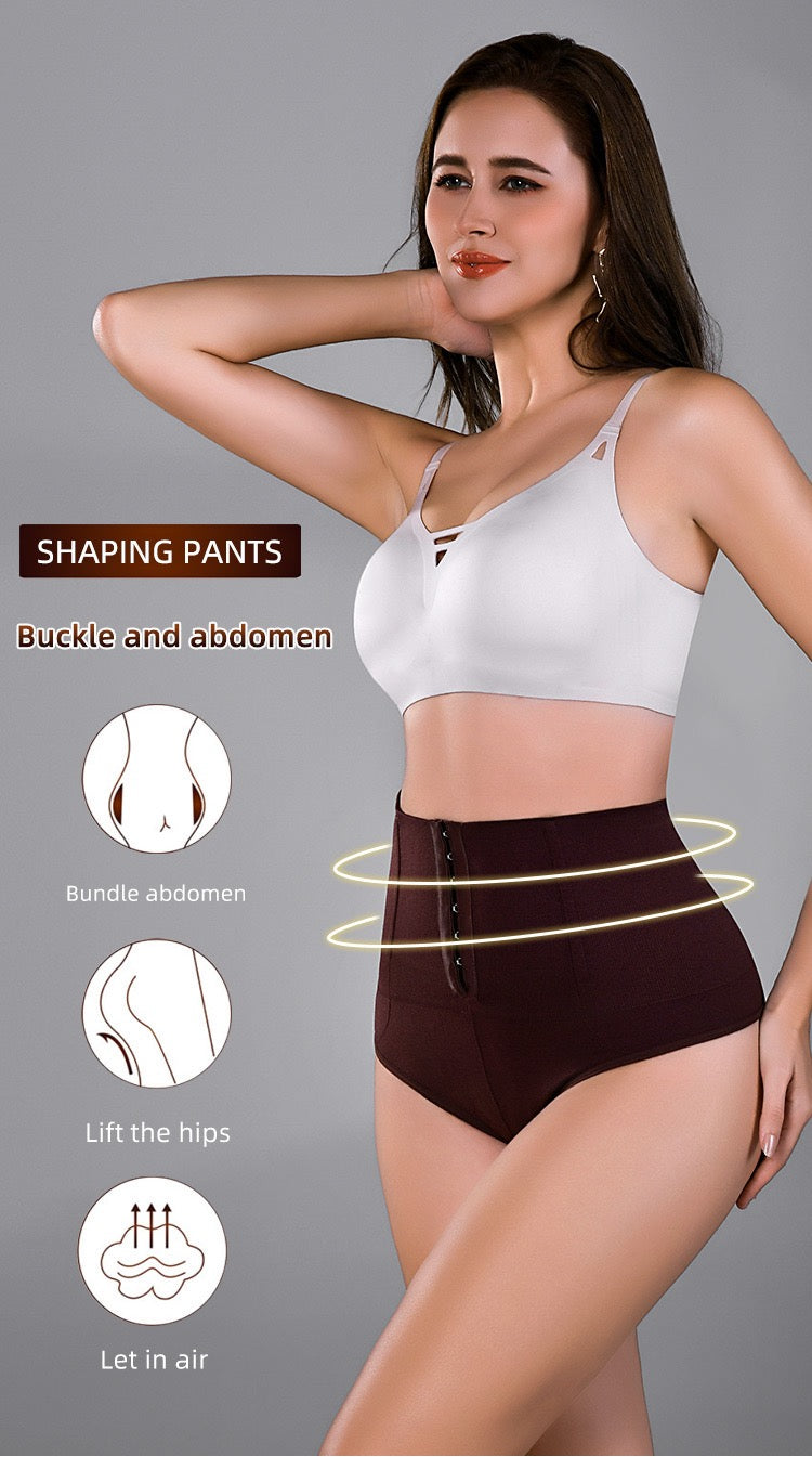 Waist Trainer Body Shaper Tummy Control Panties High Waist Women Seamless Hip Lifting Underwear Briefs Belly Slimming