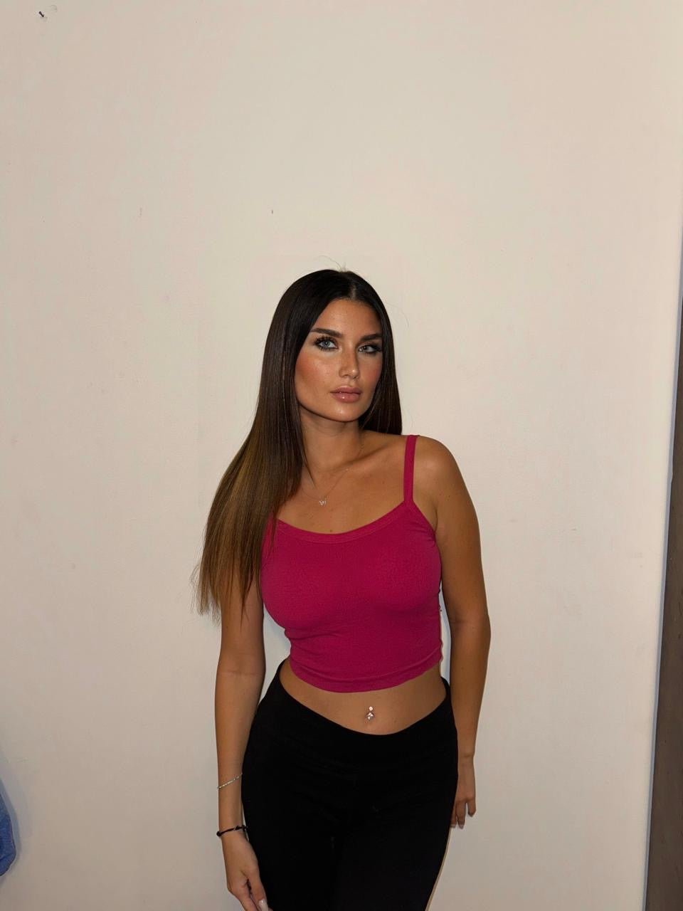 Spaghetti Strap Camis Summer Solid Sleeveless Hollow Out Cross Belt Tank Tops Sports In Bras Women Streetwear