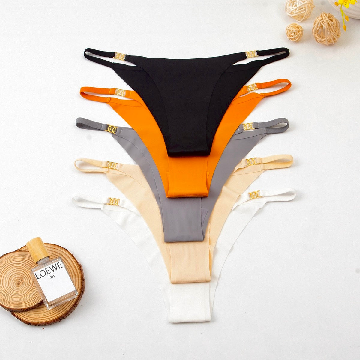 Underwear for Women Seamless Thin Belt Women's Panties Low-Rise Sexy BIkinis Briefs Female Lingerie Soild Fashion Underpants Hot