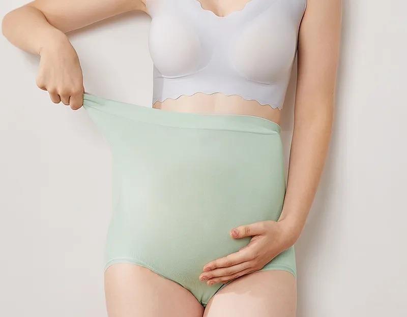 Cotton Maternity Clothings High Waist Pregnant Intimates Belly Support Briefs for Pregnant Women Comfortable Solid Color Panties