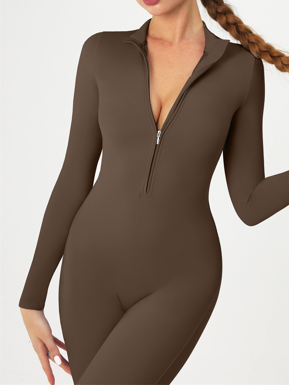 Sports Jumpsuits Women's Tracksuit One-Piece Fitness Suit Gym Sets Long Sleeves Exercise Bodysuit Woman