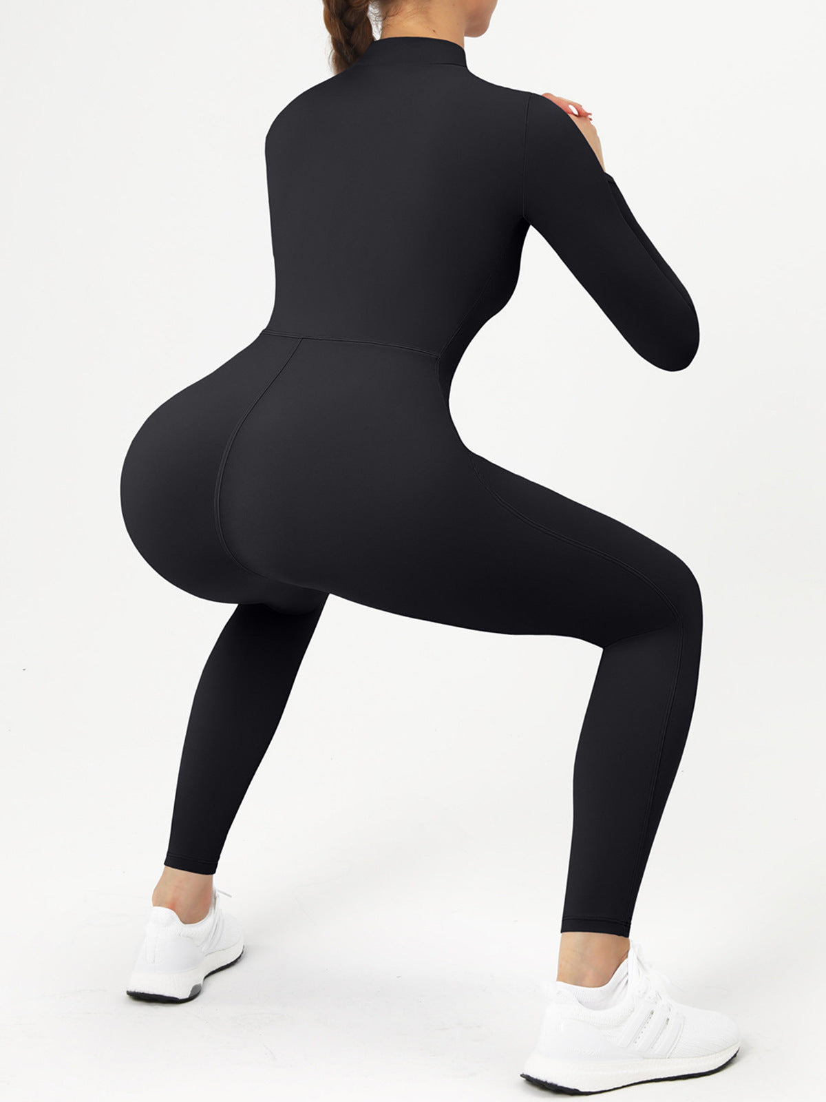 Sports Jumpsuits Women's Tracksuit One-Piece Fitness Suit Gym Sets Long Sleeves Exercise Bodysuit Woman