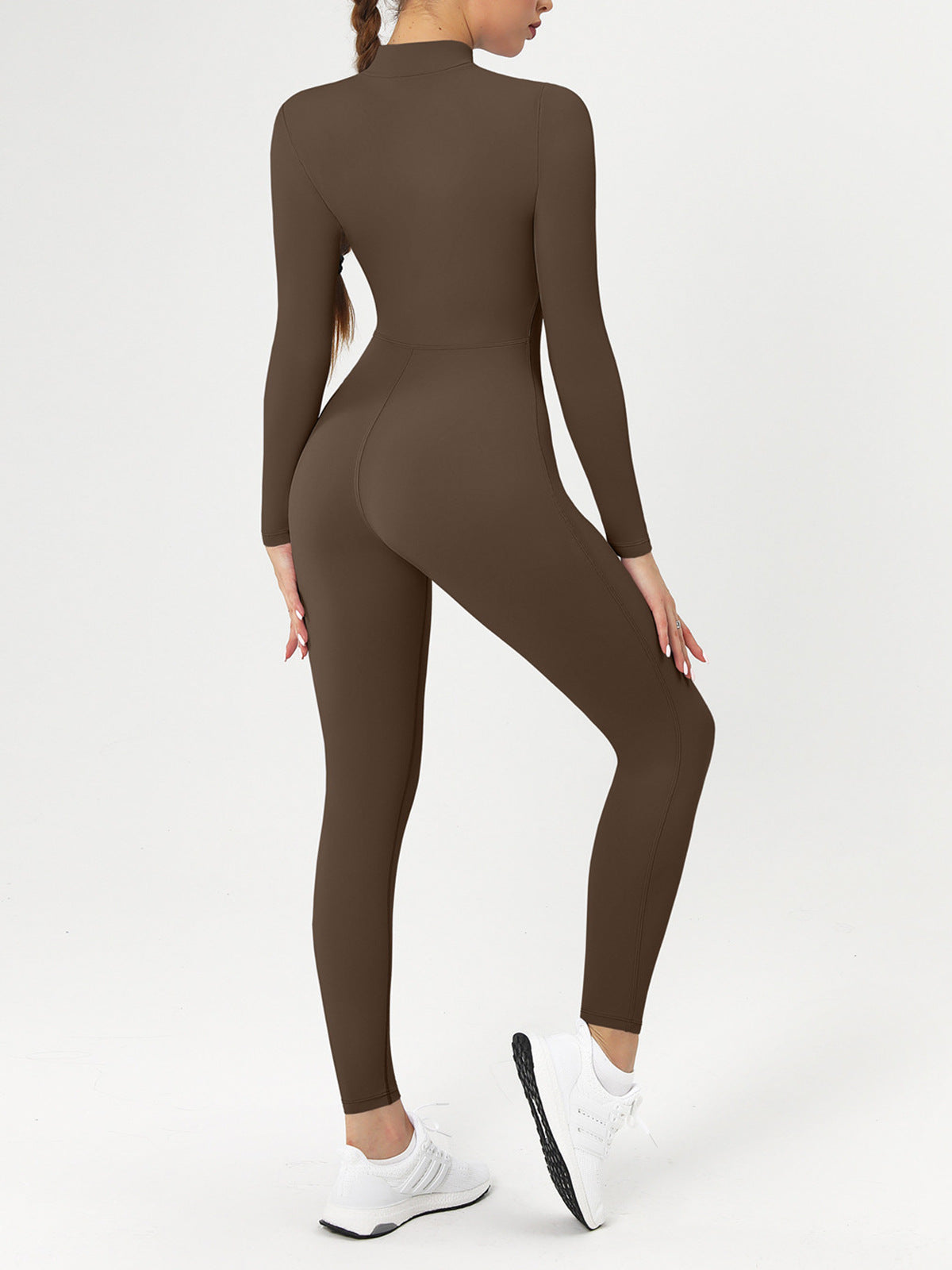 Sports Jumpsuits Women's Tracksuit One-Piece Fitness Suit Gym Sets Long Sleeves Exercise Bodysuit Woman