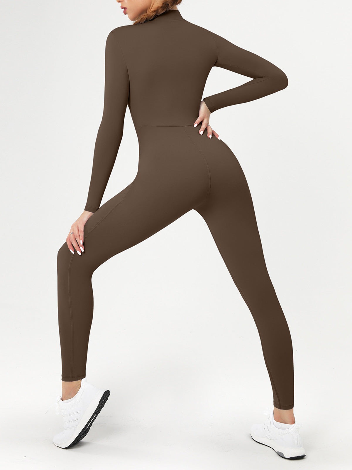 Sports Jumpsuits Women's Tracksuit One-Piece Fitness Suit Gym Sets Long Sleeves Exercise Bodysuit Woman
