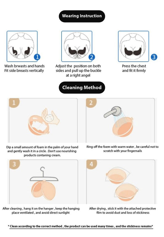 INVISIBLE SILICON BRA WITHOUT STRAP 2025