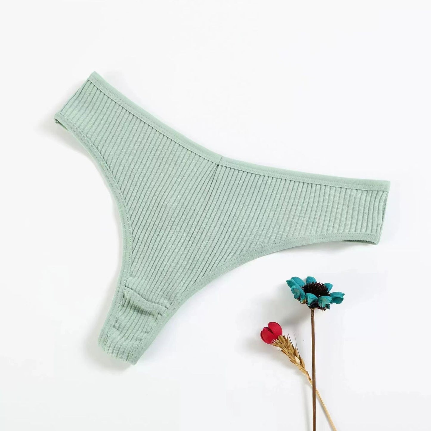 Women Cotton G-String Thongs Panties Strings Underwear