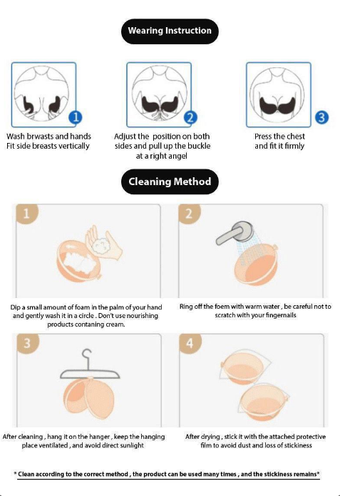 Sticky Bra Thicker Sponge Bra Silicon Pads Breast Push Up Enhancer Removeable Adding Inserts Cups Invisible Lift Up Bra for Women