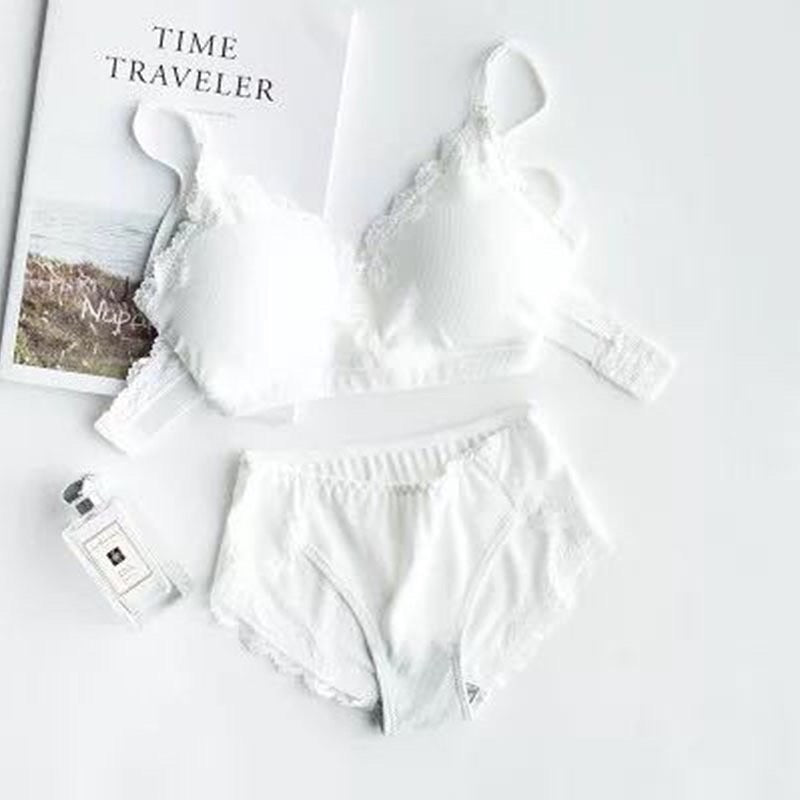 Lady Sexy Elegant Bra and Panty Set Women Bras Underwear Female Push up Bra Lingeries Bra Sets VS Brief Set Lingerie Set