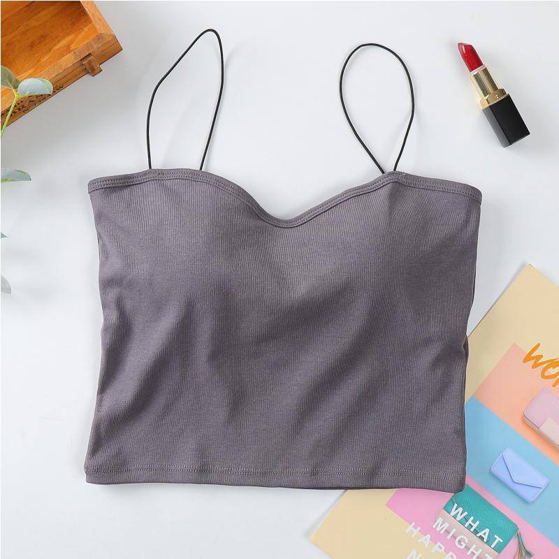 Top with Chest Pads, Waist Shirts And Tank Tops