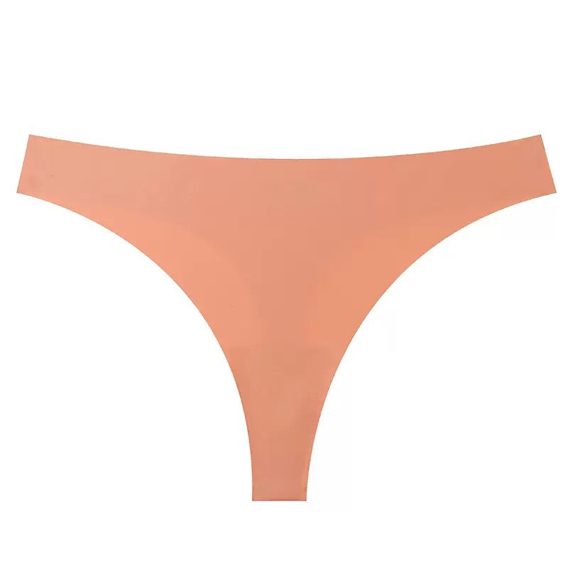 Seamless Panties For Women Ice Silk Underwear Female Bikini G-string Thin Lingerie Soft Sports Thongs Summer Pantys