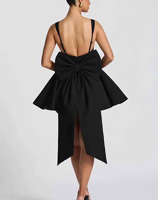 Pretty dress A-line Slim  BLACK Sexy Spaghetti Straps Party Mini Dress Summer Robe