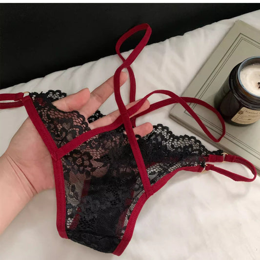 Women Underpants Cotton High Waisted Light Luxury High End New Camisole Women'S Underwear Sexy Lace Breathable