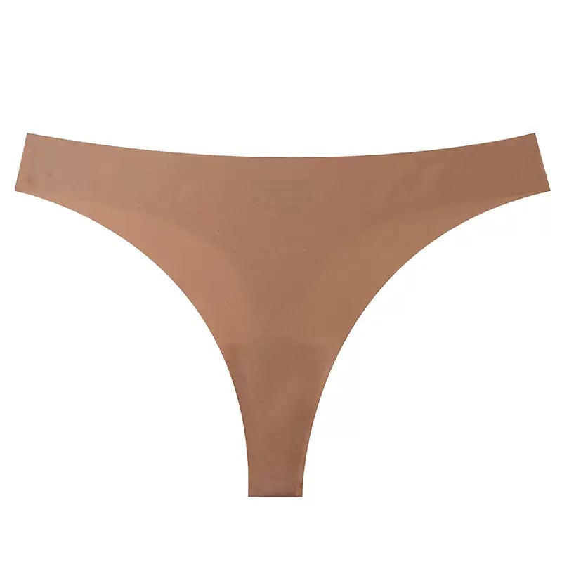 Seamless Panties For Women Ice Silk Underwear Female Bikini G-string Thin Lingerie Soft Sports Thongs Summer Pantys