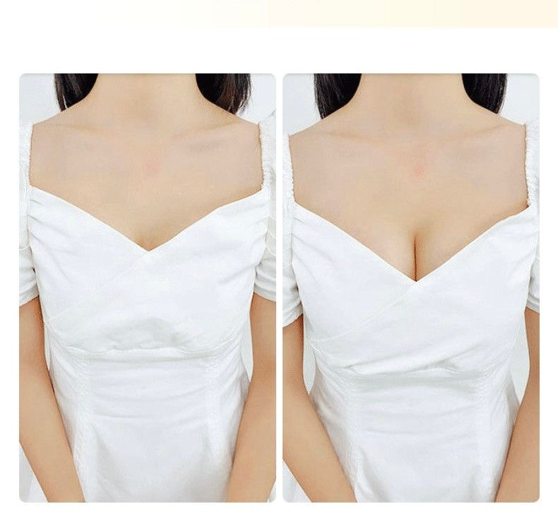 Silicon Double Sticky 6CM Thick Invisible Bra Flat Chest Display Big Silicone Breast Sticker With Strap