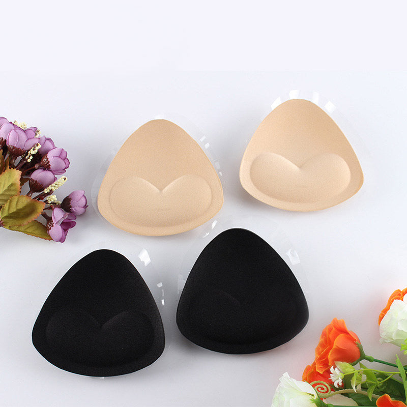 Sticky Bra Thicker Sponge Bra Silicon Pads Breast Push Up Enhancer Removeable Adding Inserts Cups Invisible Lift Up Bra for Women