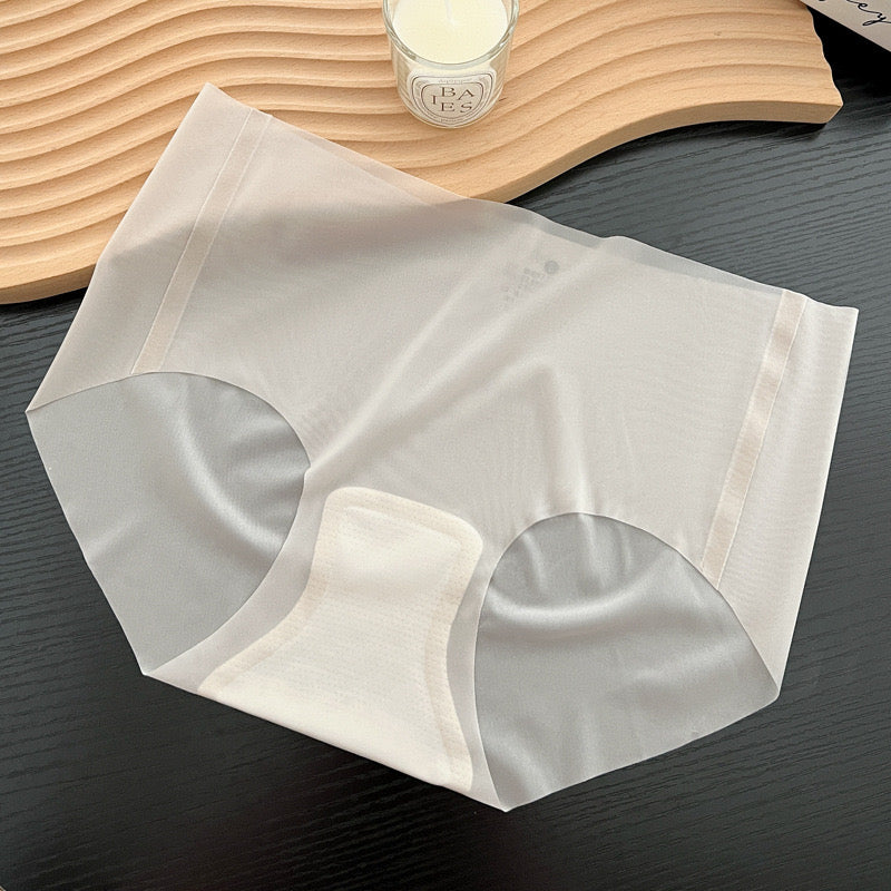 New Women's Underwear Ultra-thin Ice Silk Lingerie Women's Nude Seamless and transparent panty