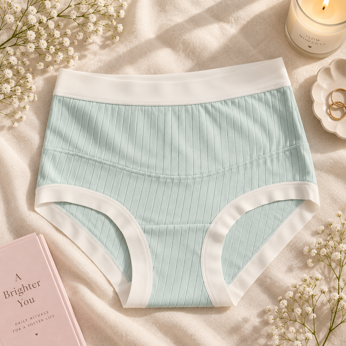 High-Waist Maternity Panties – Seamless, Breathable & Comfortable with Gentle Belly Support – Ideal for Pregnant Women
