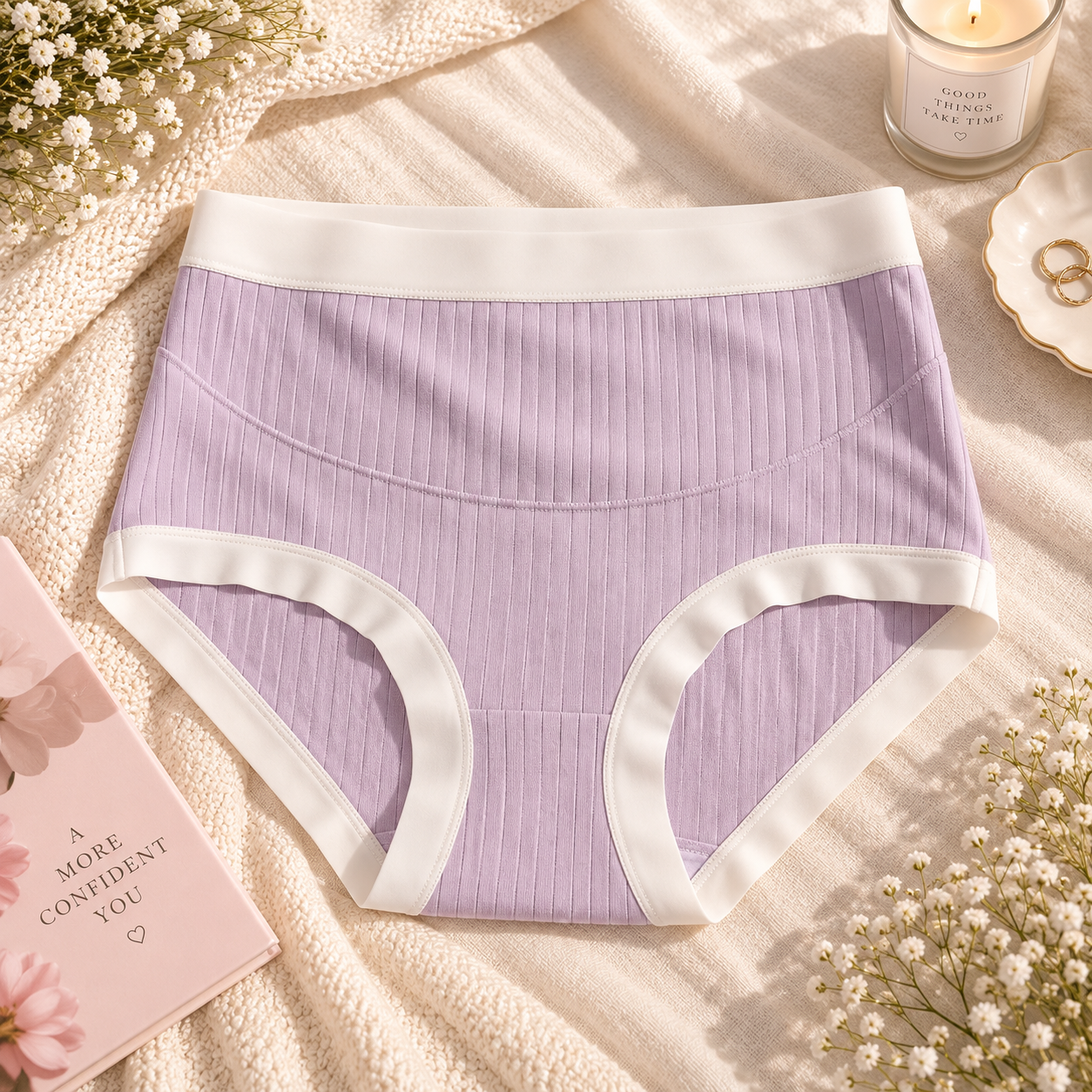 High-Waist Maternity Panties – Seamless, Breathable & Comfortable with Gentle Belly Support – Ideal for Pregnant Women