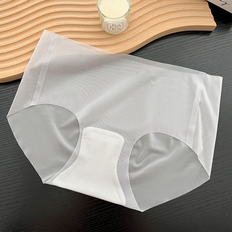 New Women's Underwear Ultra-thin Ice Silk Lingerie Women's Nude Seamless and transparent panty