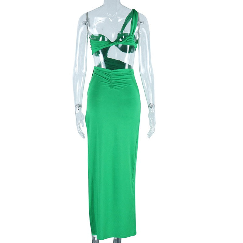 Green Greek Dress from Perla