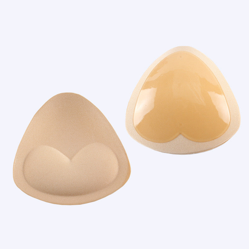 Sticky Bra Thicker Sponge Bra Silicon Pads Breast Push Up Enhancer Removeable Adding Inserts Cups Invisible Lift Up Bra for Women